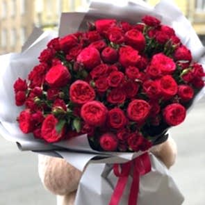 Букет из роз - Красное сухое