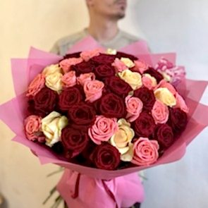Букет из роз - Краски востока
